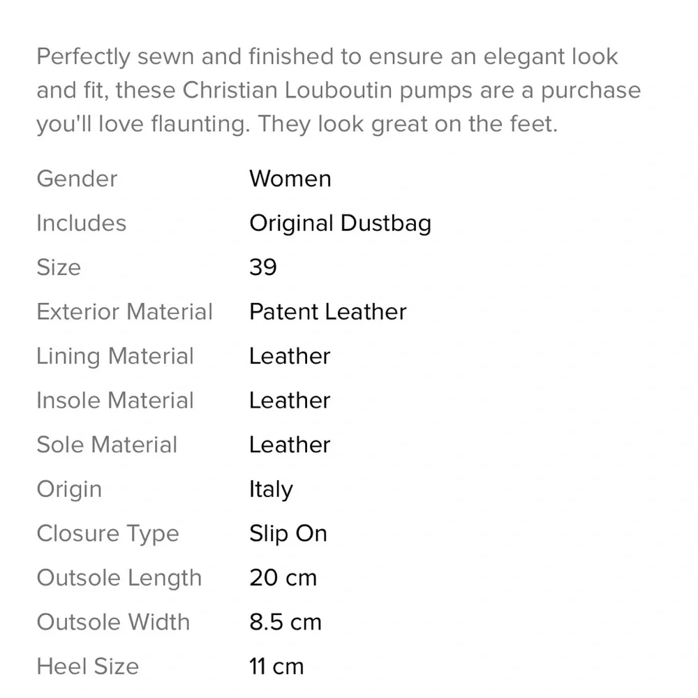 Christian Louboutin Ron Ron 100 Patent Calf Turtle Round Toe Heels, Size 39 - Picture 3 of 11